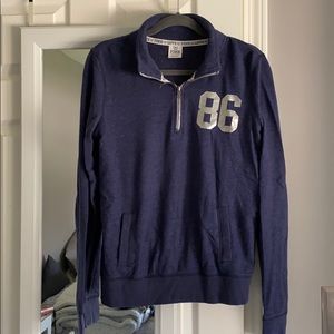 Pink Victoria Secret Quarter Zip